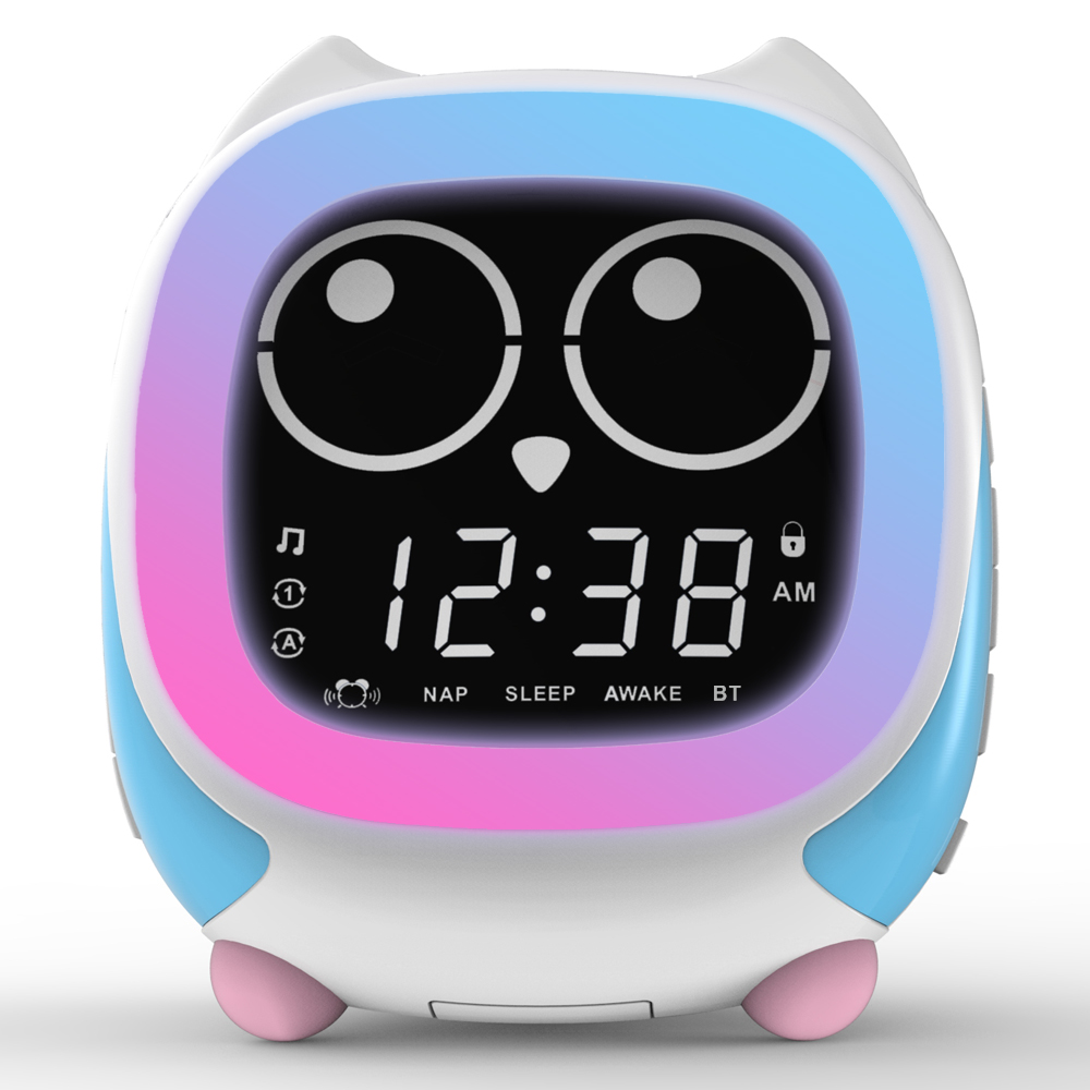 Sound Sleep Trainer Clock - Addo Kids Owl Alarm Clock: Sunrise/Sunset