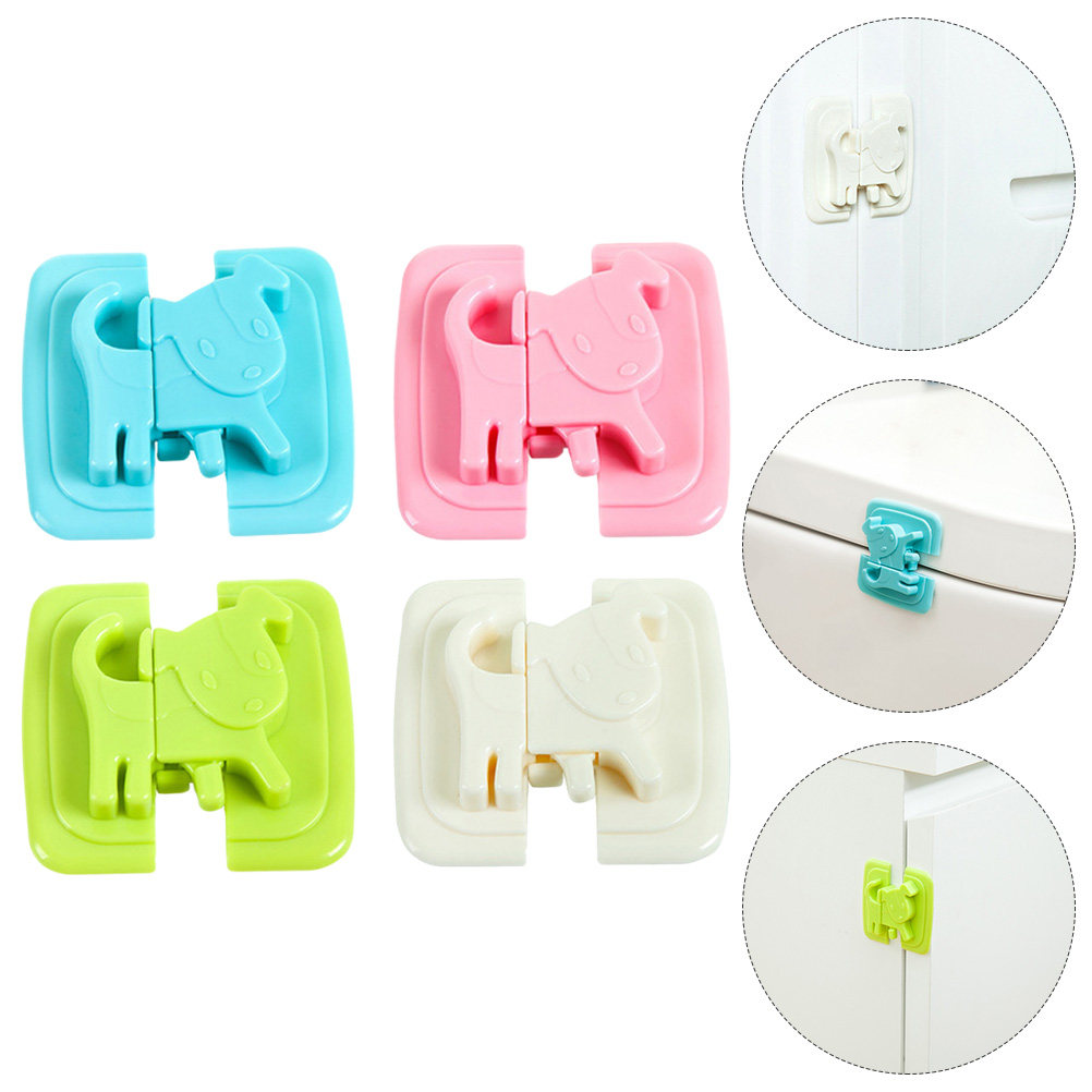 Baby Nursery Drawers - 4Pcs Baby Safety Locks ABS Childproof