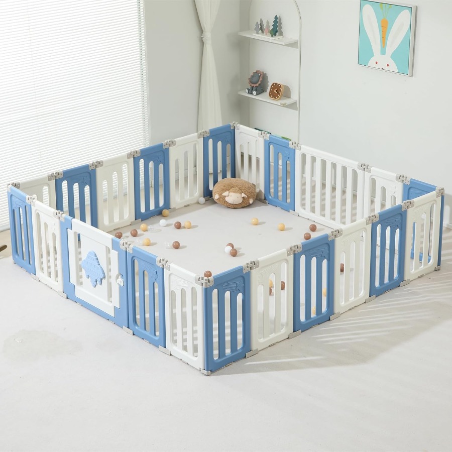 Baby Gate Extra Wide - Extra Large Baby Playpen - 22