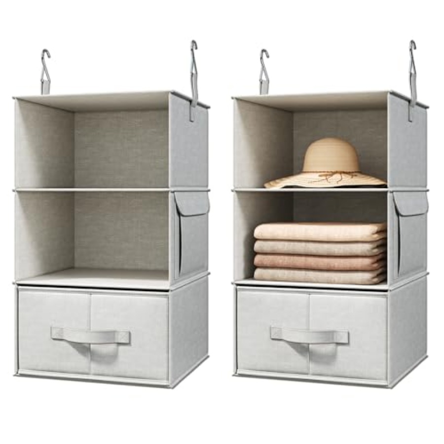 Baby Nursery Drawers - Hanging Clo Organizer, Set of 2
