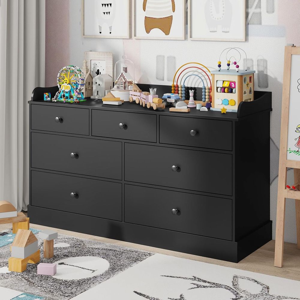 Baby Nursery Furniture Sets - Children's 7-Drawer Dresser, Changing Table, Nursery