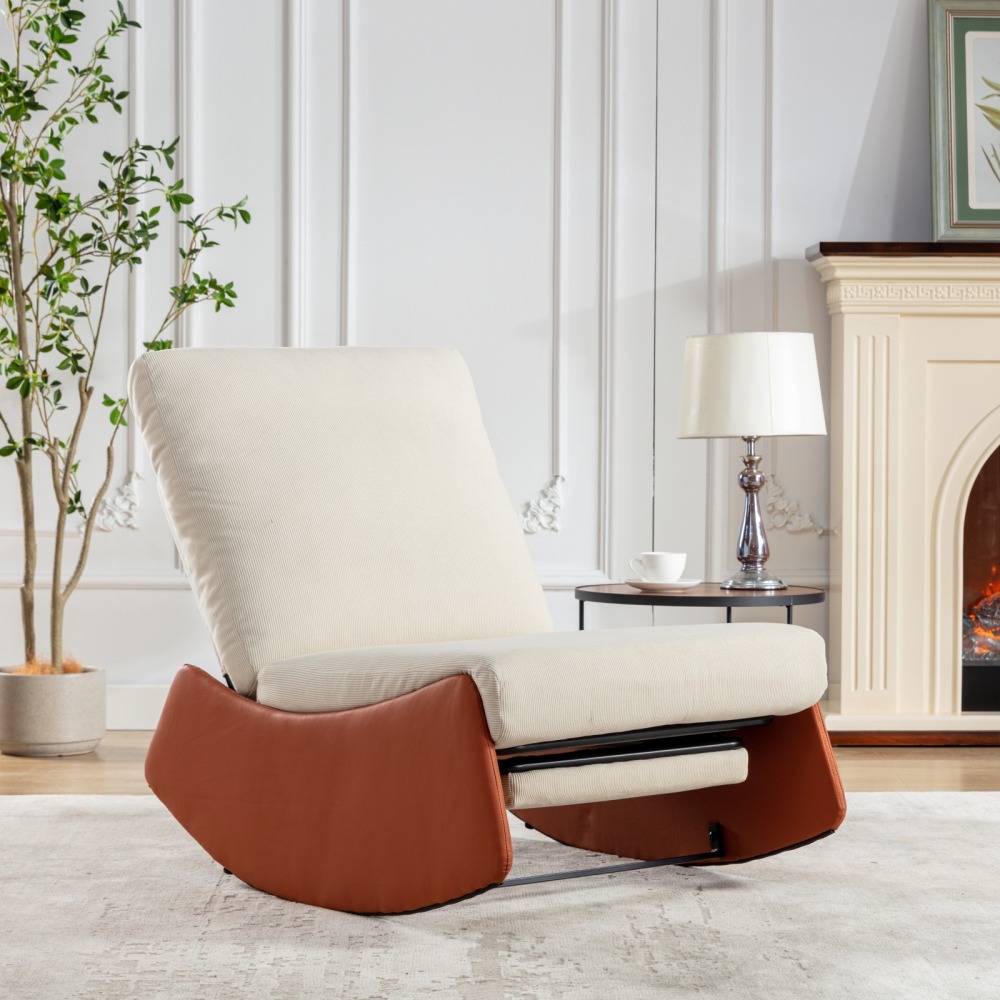 Rocking Chair Nursery - Modern Rocking Chair Recliner, Comfy Rocker