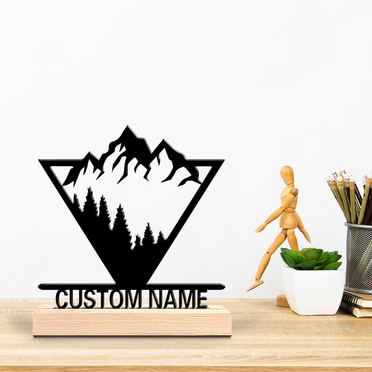 Baby Nursery Frames - 1pc Beauty Personalized Custom Triangular frame