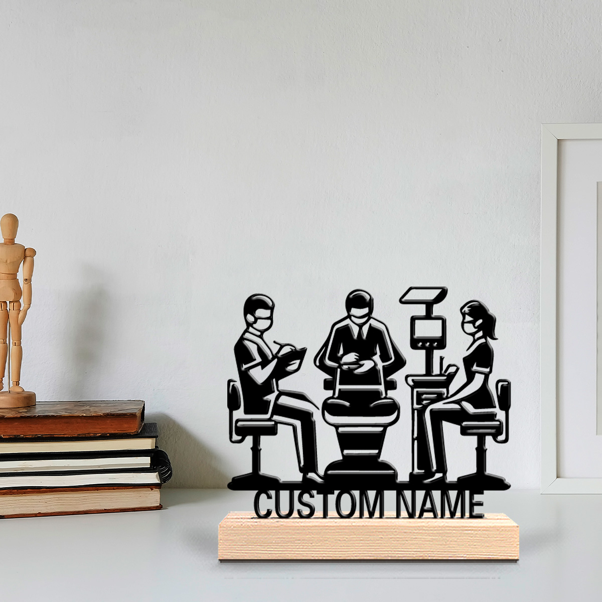 Baby Nursery Decorations - 1pc Cartoon Personalized Custom Doctor Metal