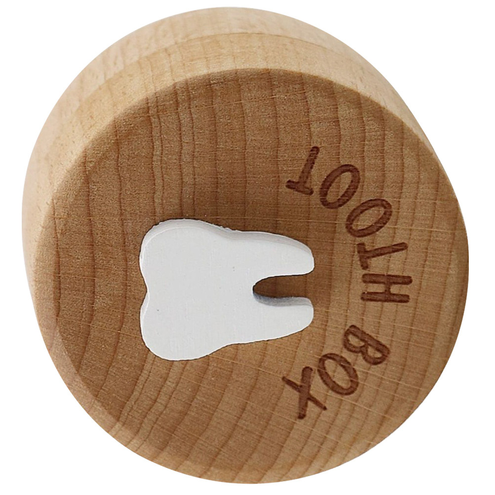 Baby Keepsake Box - Wooden Teeth Keepsake Box Baby Tooth