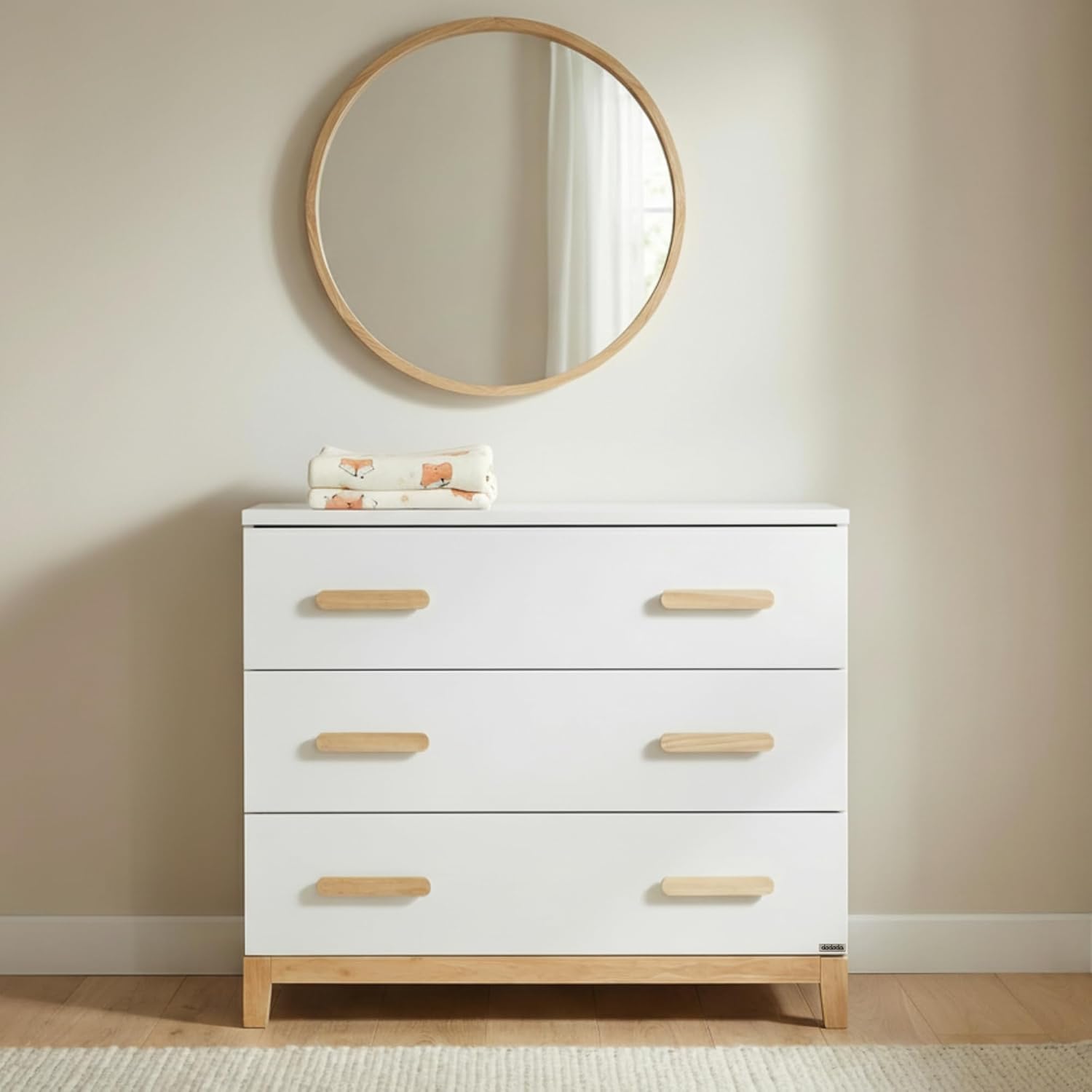 Baby Nursery Drawers - 3 Drawer Dresser for Nursery -