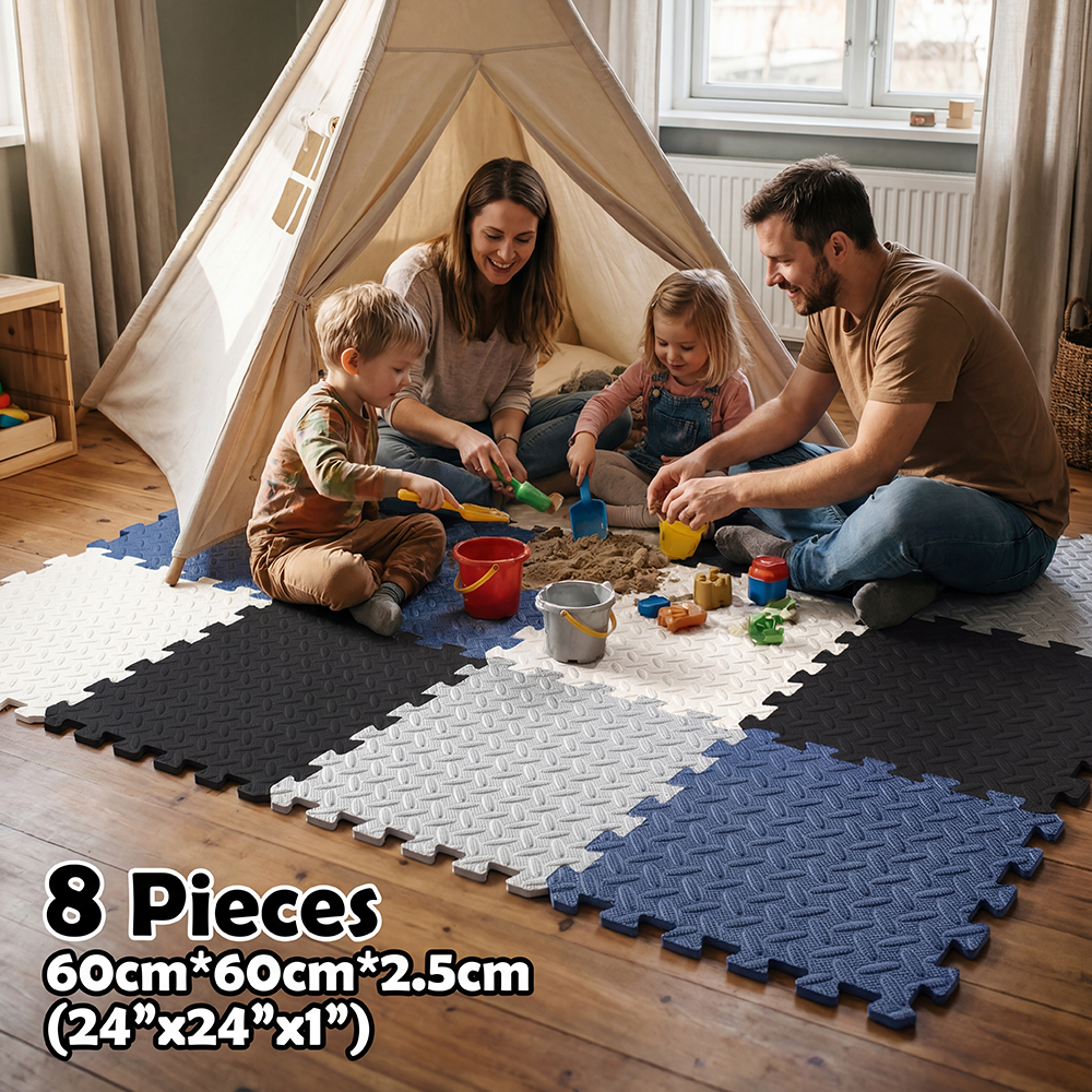 Baby Nursery Mat - 8Pcs Thickness 2.5cm Baby Play Mat