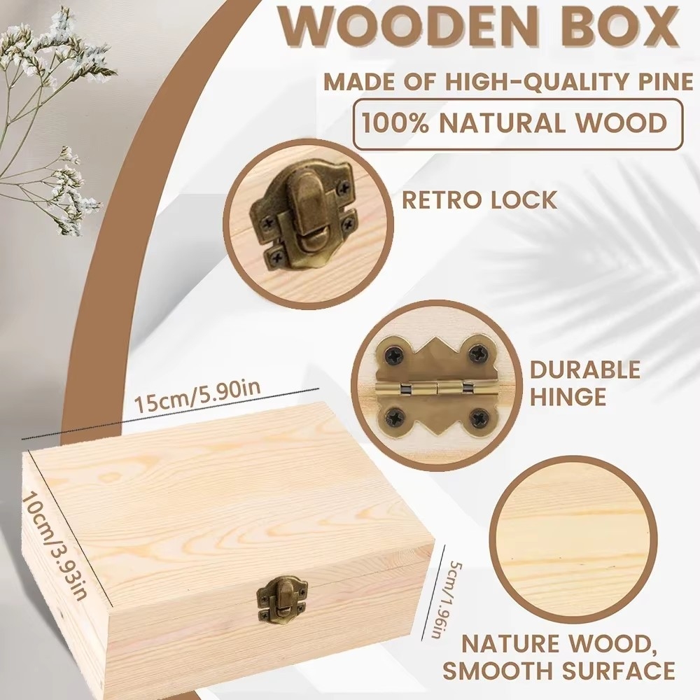 Personalized Baby Wooden Memor - Baby Keepsake Box incelemesi ve fiyatı