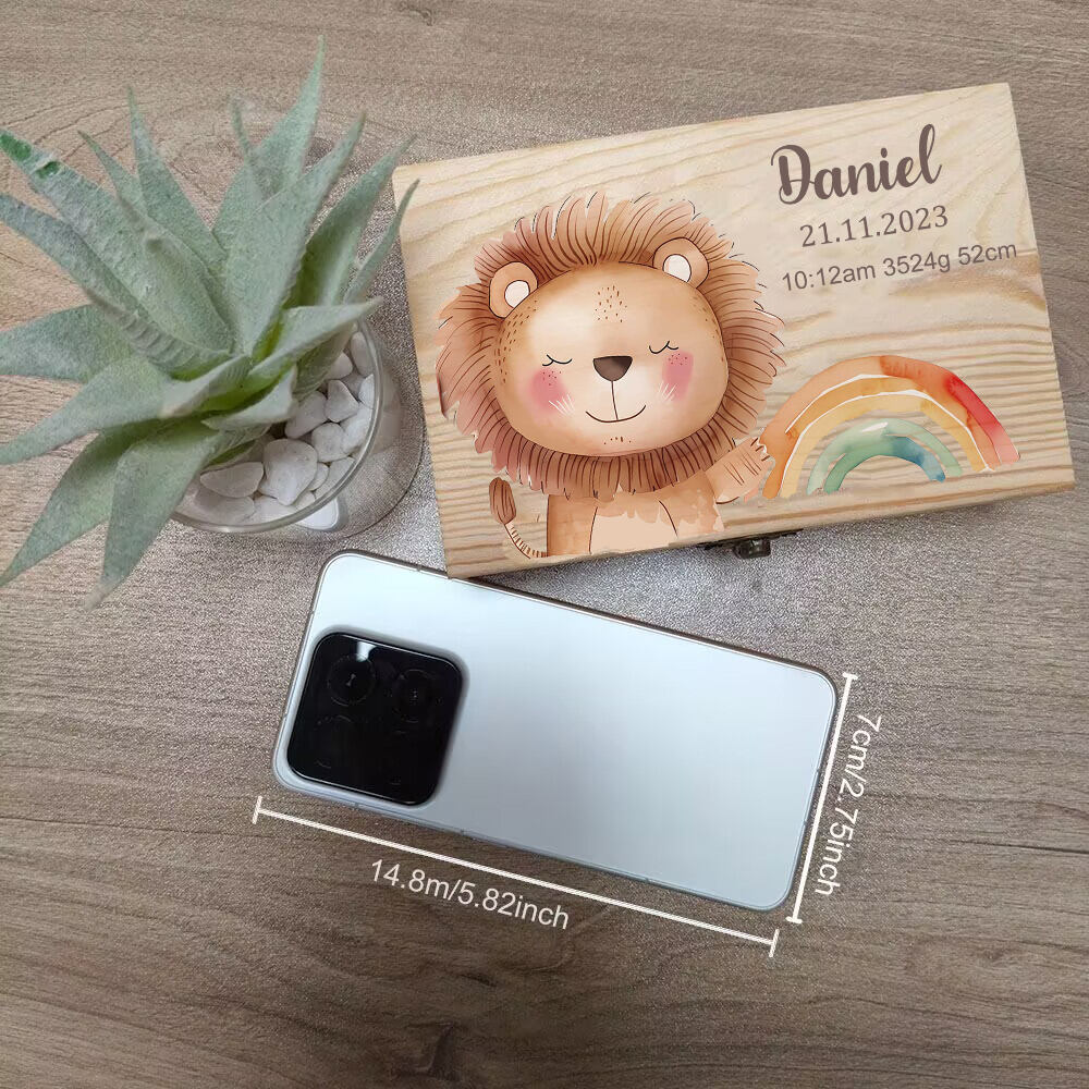 Personalized Baby Wooden Memor - Baby Keepsake Box incelemesi ve fiyatı