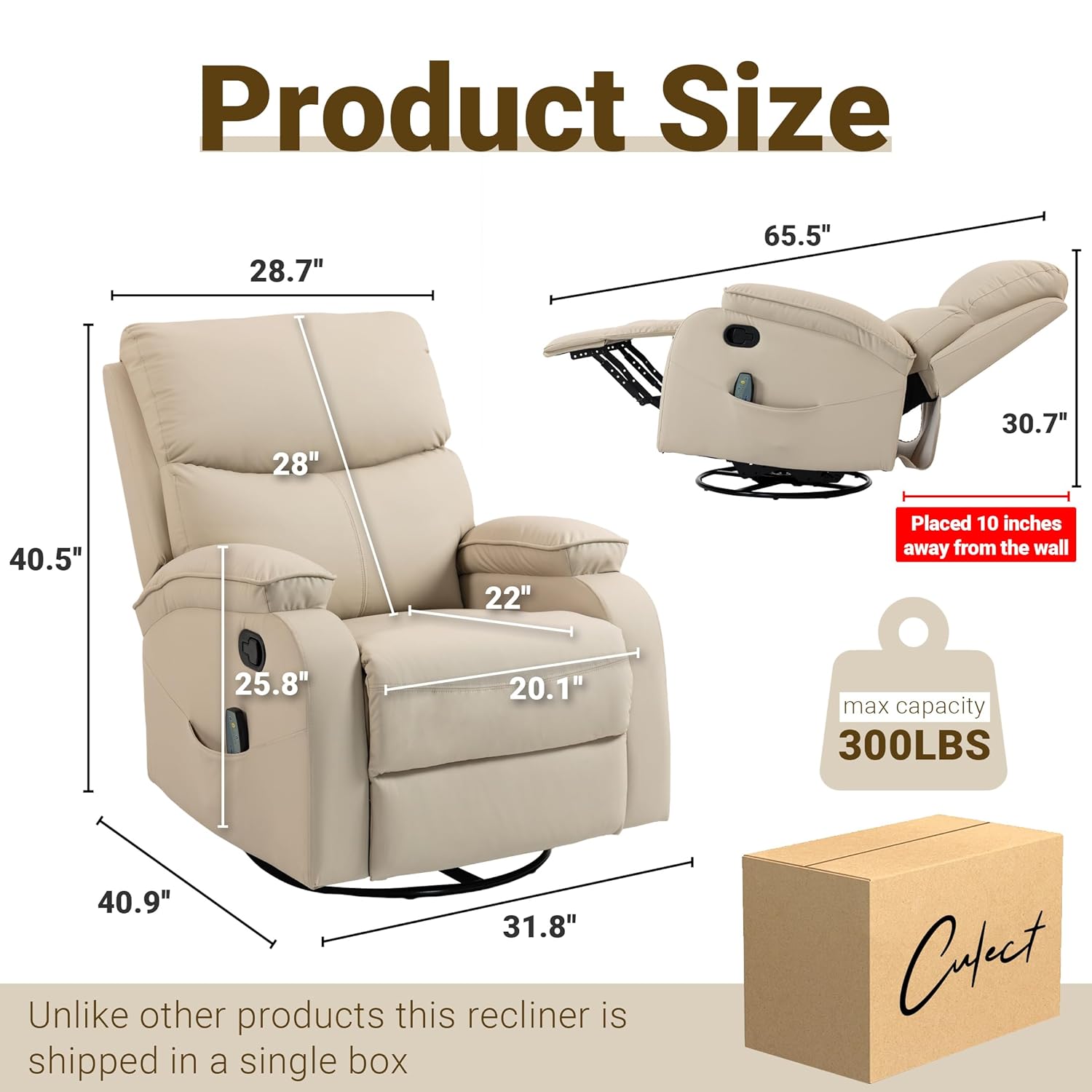 360° Swivel Rocking Massage Re - Rocking Chair Nursery incelemesi ve fiyatı