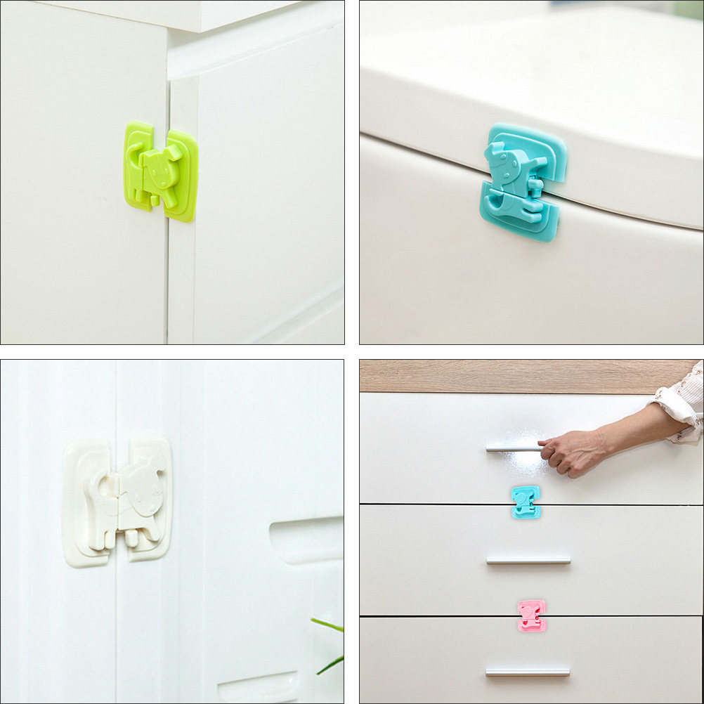 4Pcs Baby Safety Locks ABS Chi - Baby Nursery Drawers incelemesi ve fiyatı