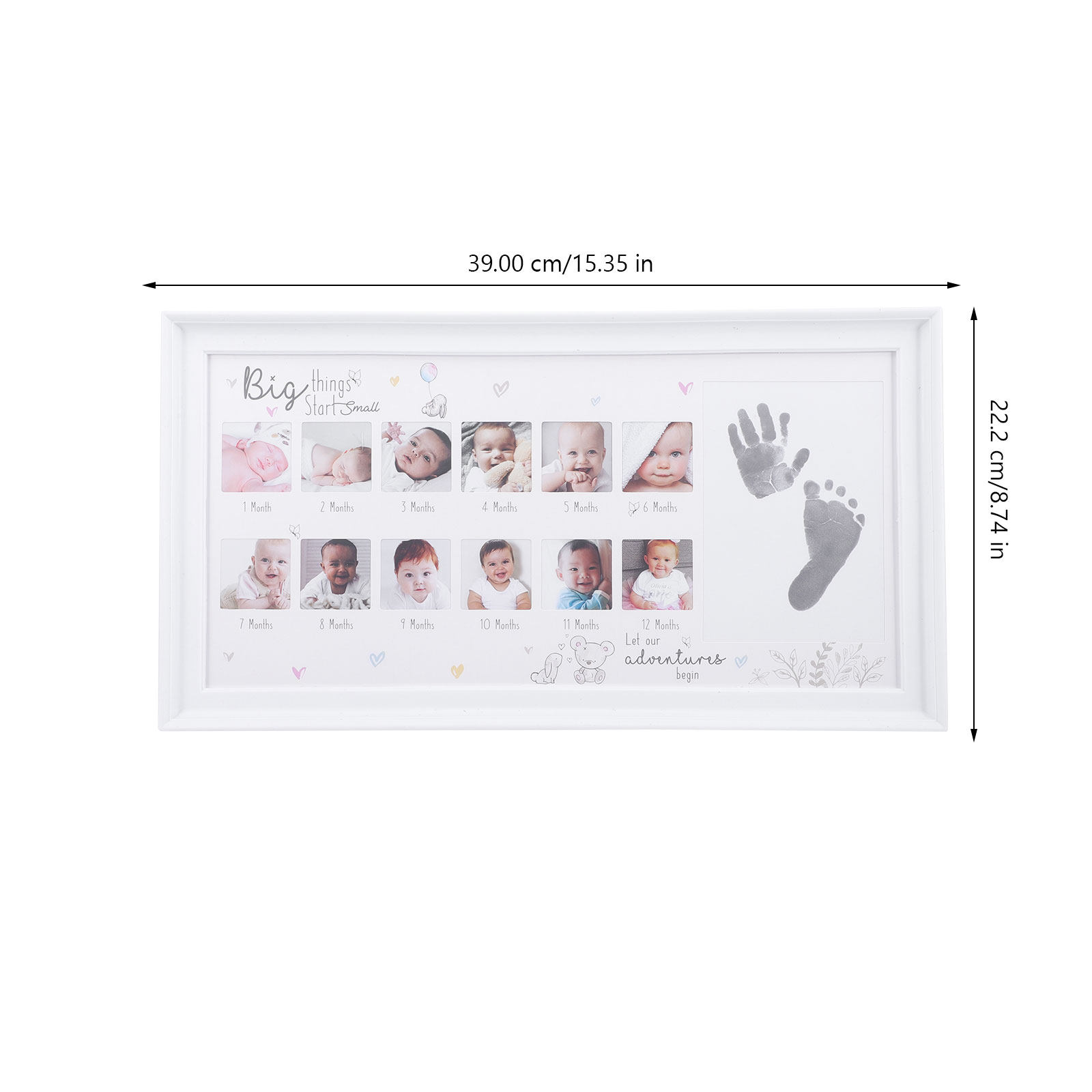 Baby Hand and Footprint Photo  - Baby Nursery Frames incelemesi ve fiyatı