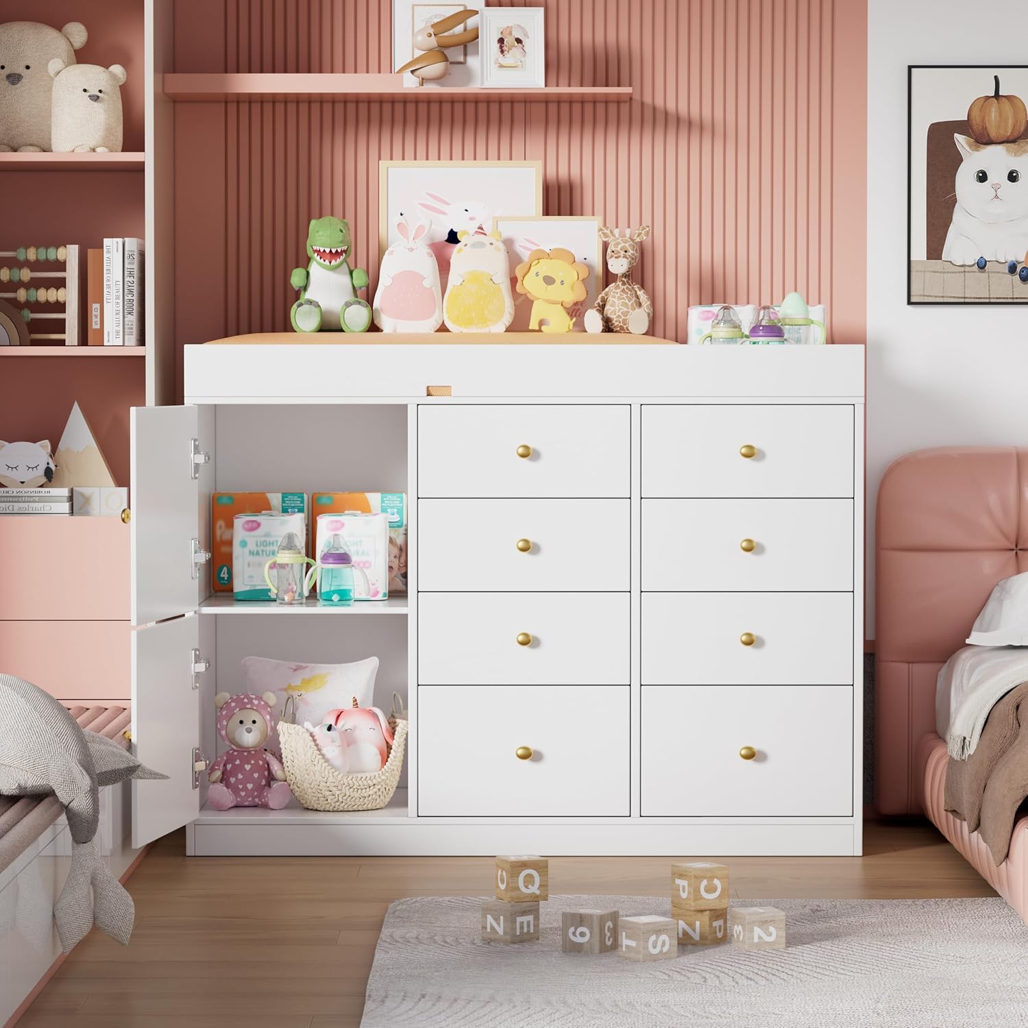 Changing Table Dresser, Baby C - Baby Nursery Dresser Changing Table incelemesi ve fiyatı