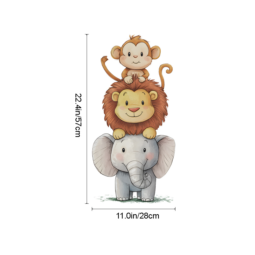 Cute Forest Animals Wall Stick - Wall Decal Nursery incelemesi ve fiyatı