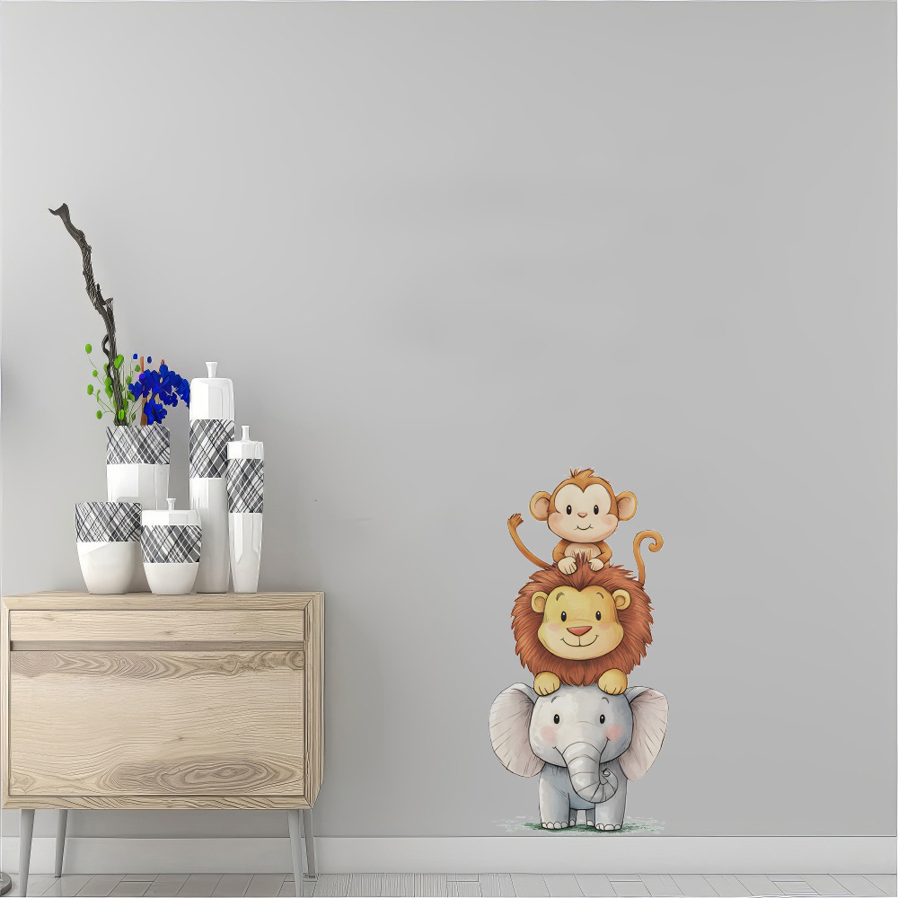 Cute Forest Animals Wall Stick - Wall Decal Nursery incelemesi ve fiyatı