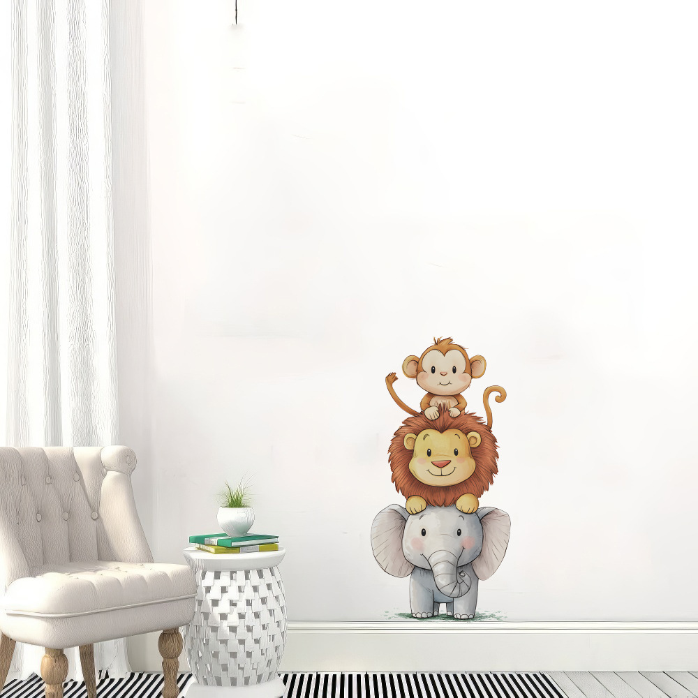 Cute Forest Animals Wall Stick - Wall Decal Nursery incelemesi ve fiyatı