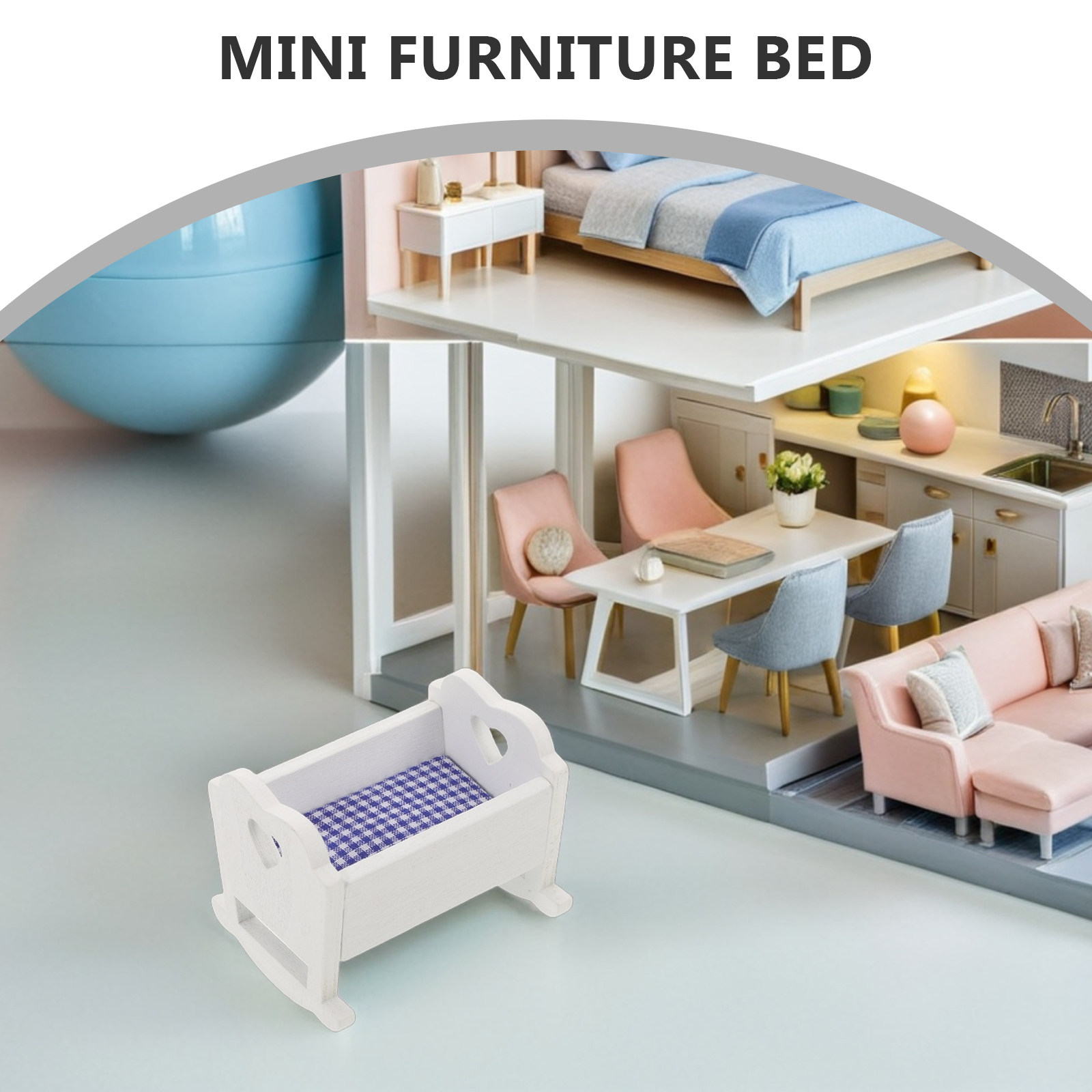 3Pcs Mini House Furniture Baby - Baby Nursery Furniture Sets incelemesi ve fiyatı