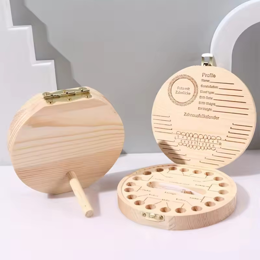 1PC Children's Milk Tooth Box  - Baby Keepsake Box incelemesi ve fiyatı