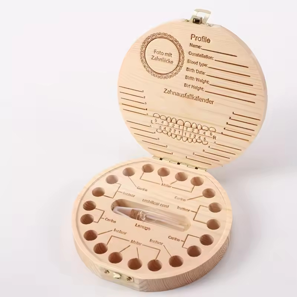 1PC Children's Milk Tooth Box  - Baby Keepsake Box incelemesi ve fiyatı