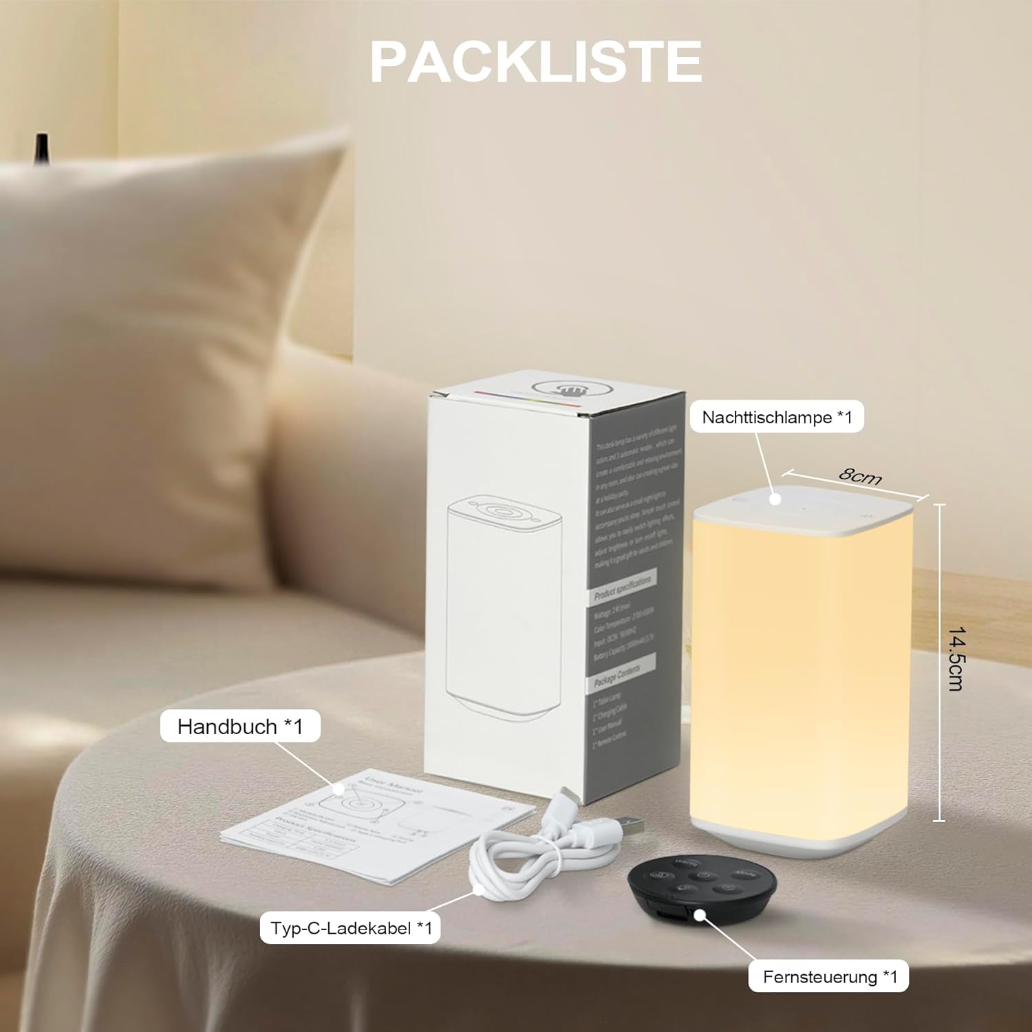 Dimmable Touch Lamp for Bedroo - Baby Nursery Colors incelemesi ve fiyatı