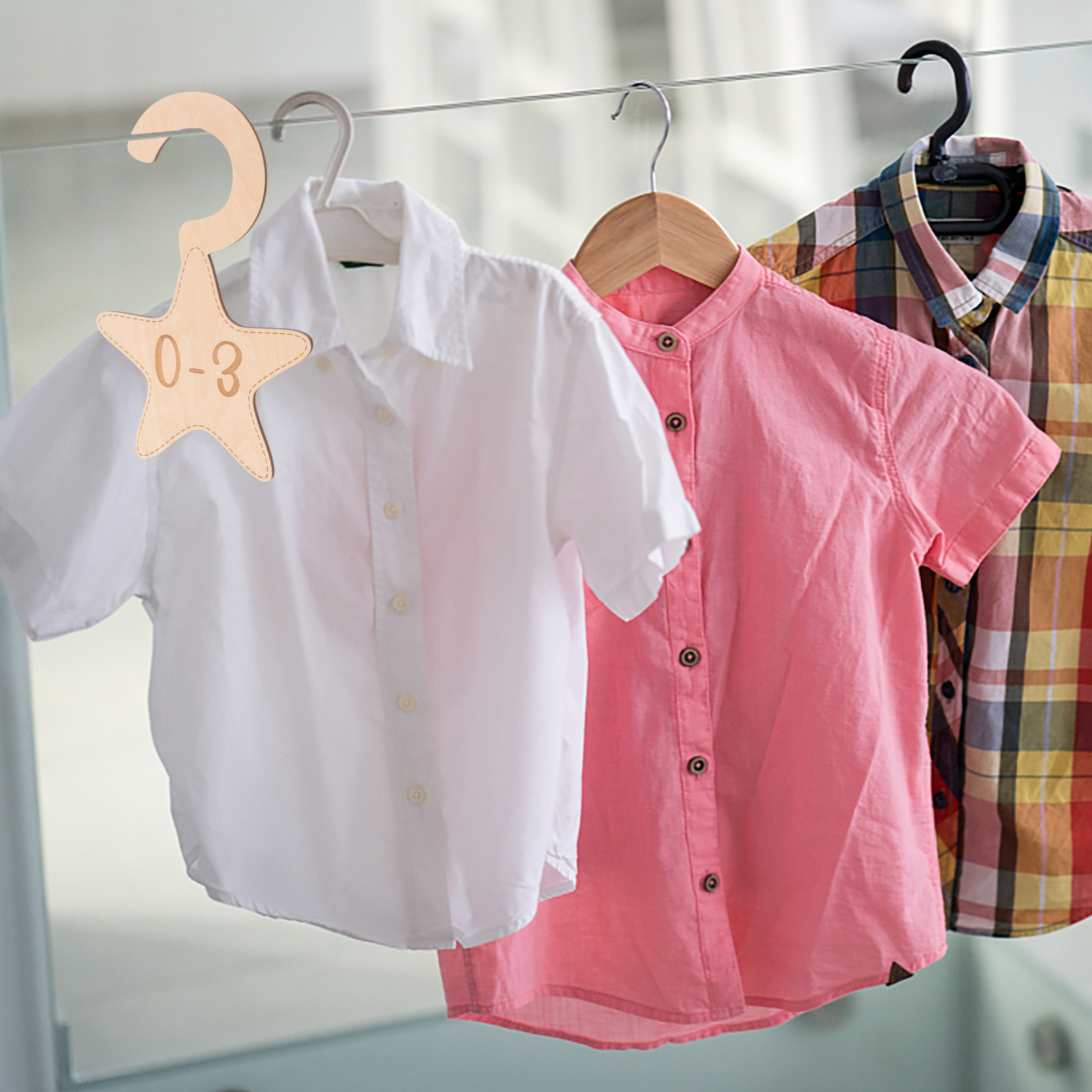 7Pcs Infant Clothes Dividers W - Baby Nursery Wardrobe incelemesi ve fiyatı