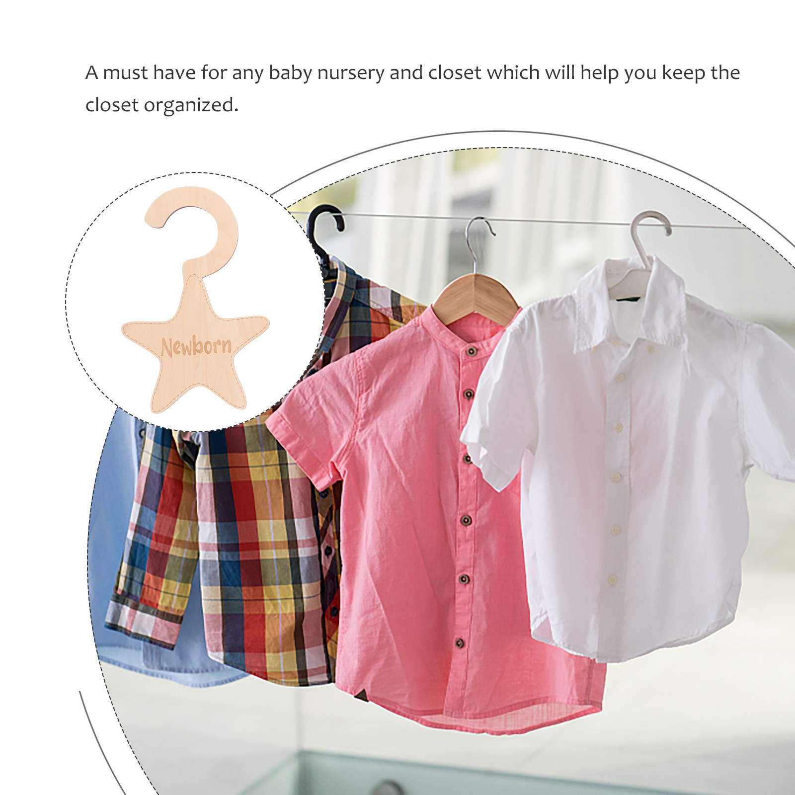 7Pcs Infant Clothes Dividers W - Baby Nursery Wardrobe incelemesi ve fiyatı