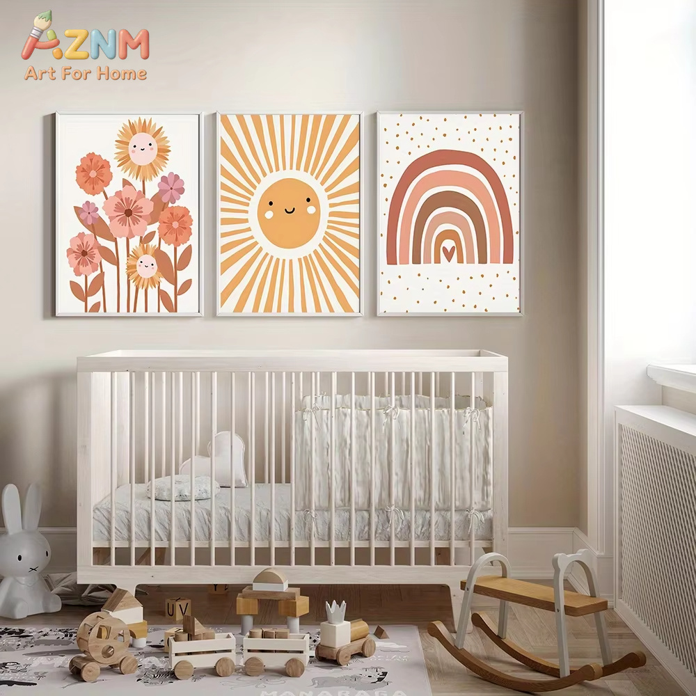 AZNM Boho Neutral Sun Flower R - Baby Nursery Neutral incelemesi ve fiyatı