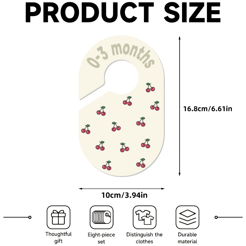 8pcs Baby Closet Dividers Nurs - Baby Nursery Wardrobe incelemesi ve fiyatı