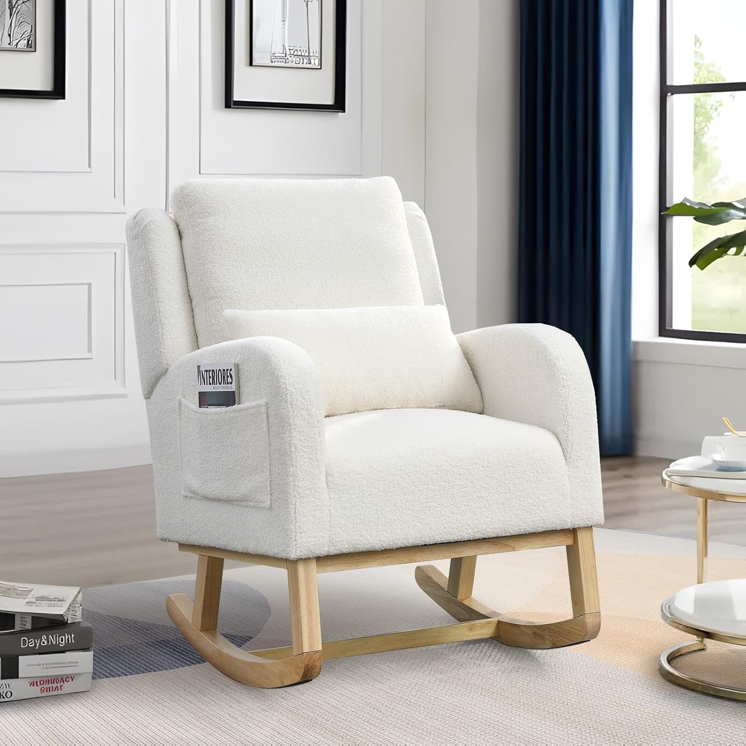 Rocking Glider Chair for Nurse - Rocking Chair Nursery incelemesi ve fiyatı