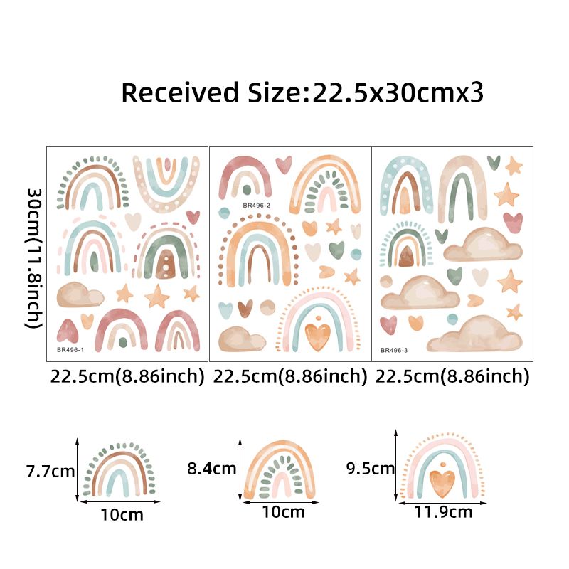 3Sheets/Set Bohemia Style Boho - Baby Nursery Furniture Sets incelemesi ve fiyatı