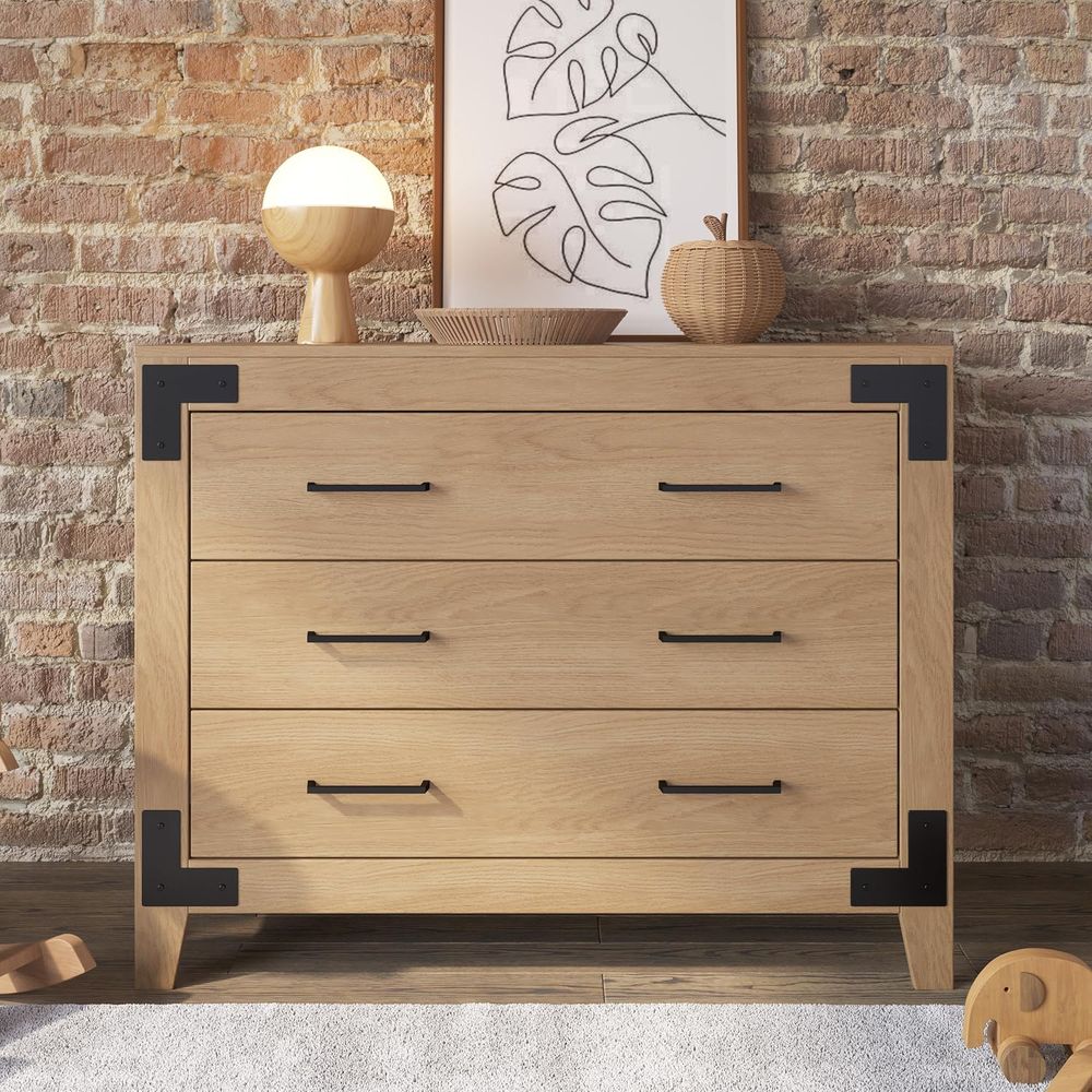 3-Drawer Wooden Nursery Dresse - Baby Nursery Drawers incelemesi ve fiyatı