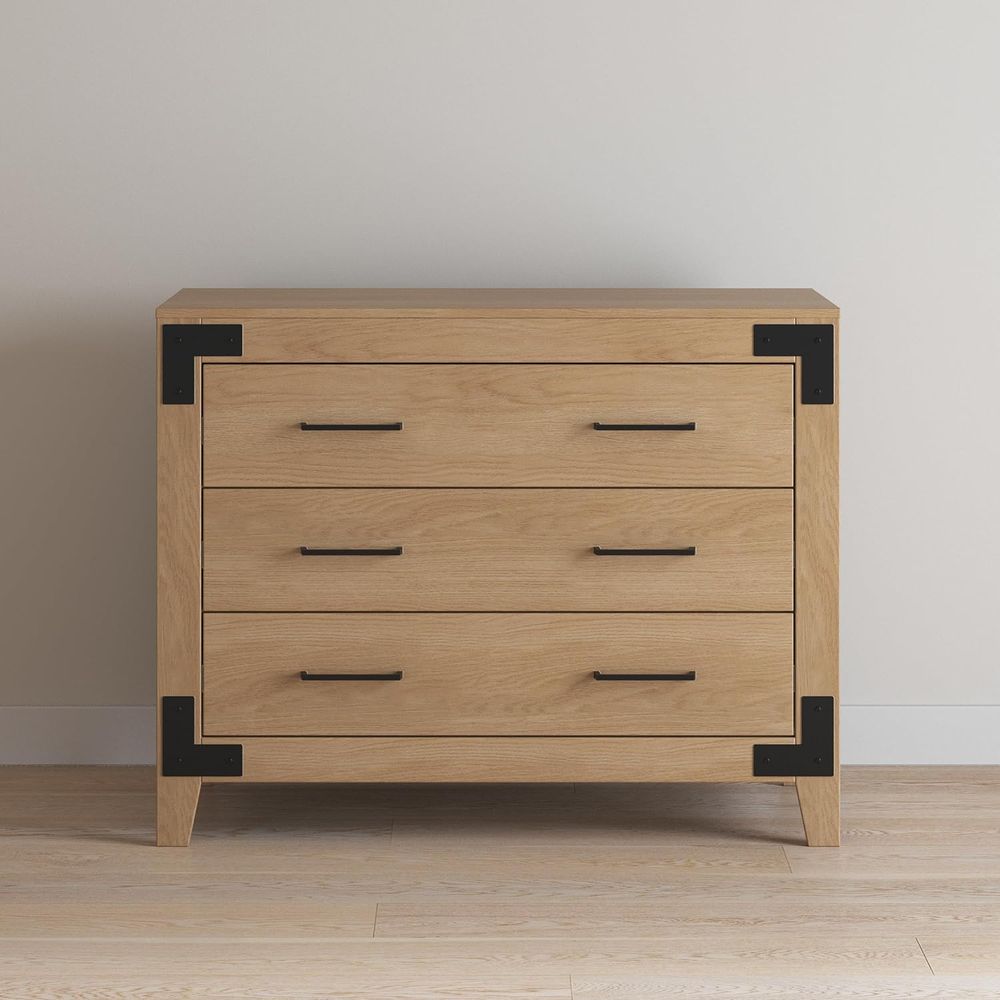 3-Drawer Wooden Nursery Dresse - Baby Nursery Drawers incelemesi ve fiyatı