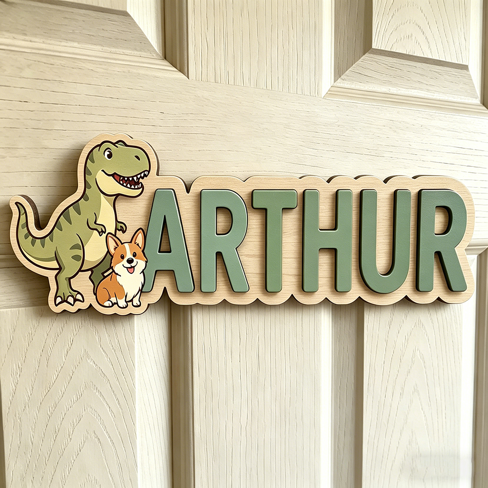 Whimsical Dinosaur & Puppy Cus - Baby Nursery Neutral incelemesi ve fiyatı
