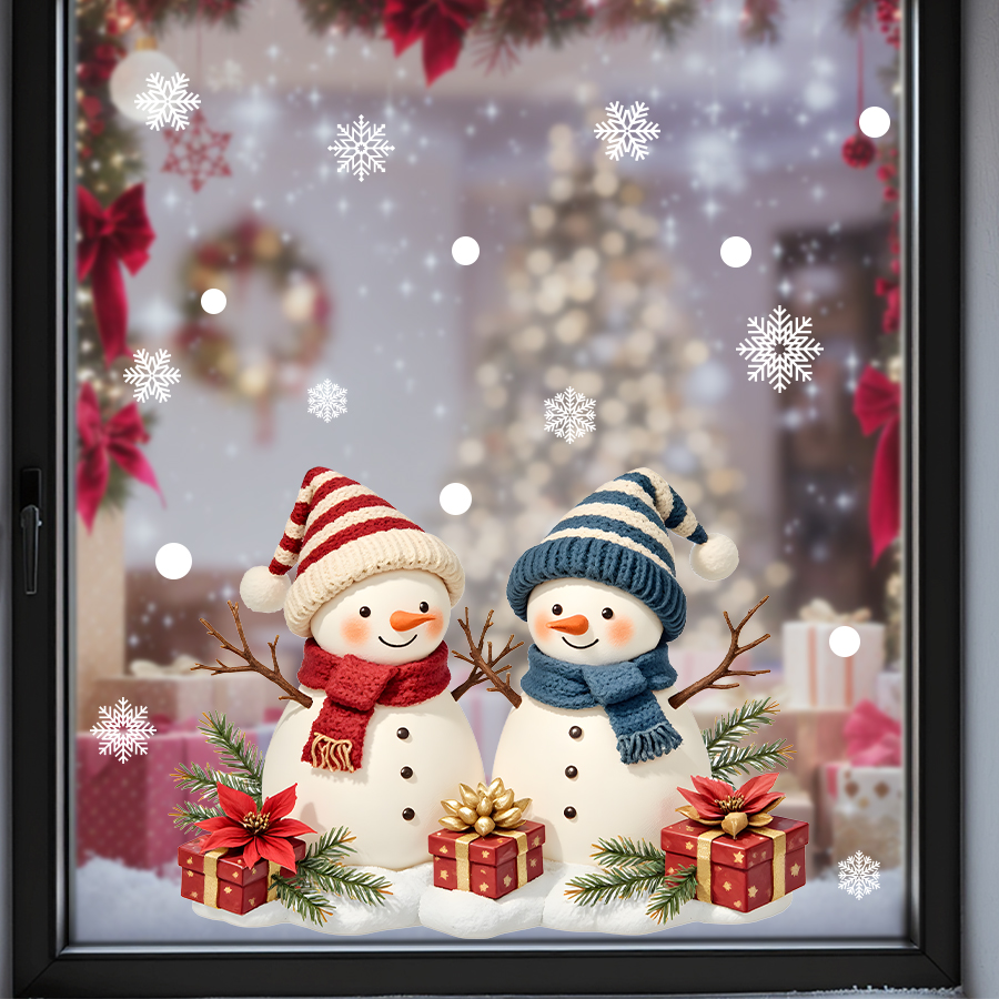 ​Christmas Window Stickers Sno - Wall Decal Nursery incelemesi ve fiyatı