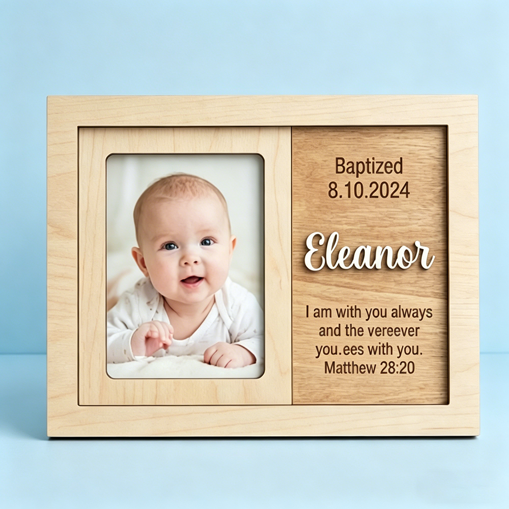 Personalized Baptism Photo Fra - Baby Nursery Frames incelemesi ve fiyatı