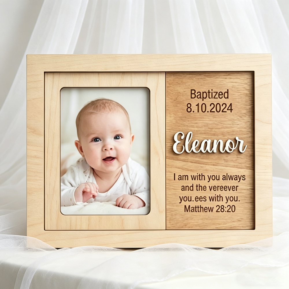 Personalized Baptism Photo Fra - Baby Nursery Frames incelemesi ve fiyatı