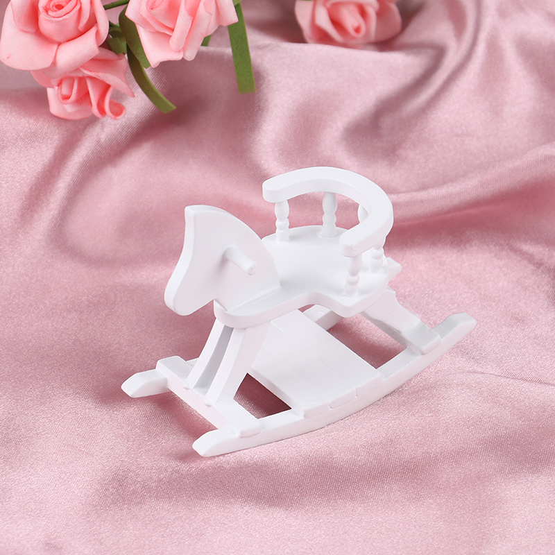 1/12 Dollhouse Miniature White - Rocking Chair Nursery incelemesi ve fiyatı