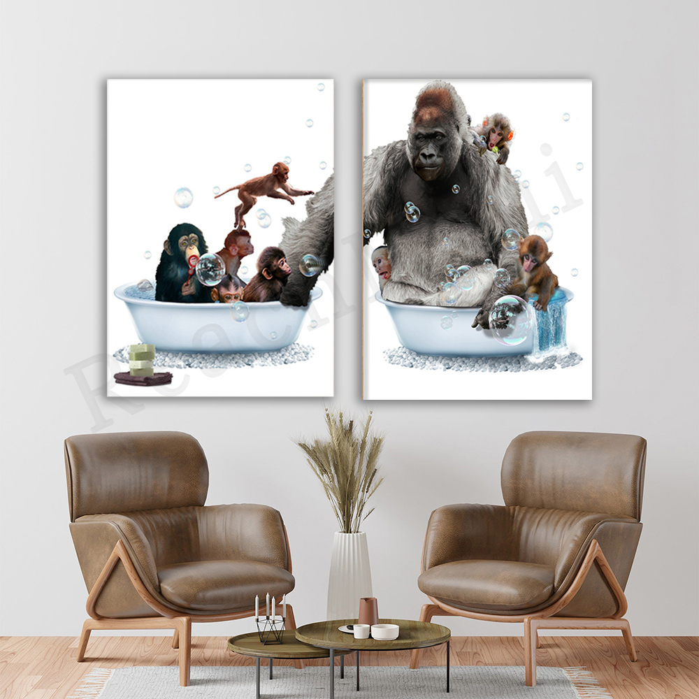 Gorilla Nursery Tub Print, Bab - Baby Zoo Nursery incelemesi ve fiyatı