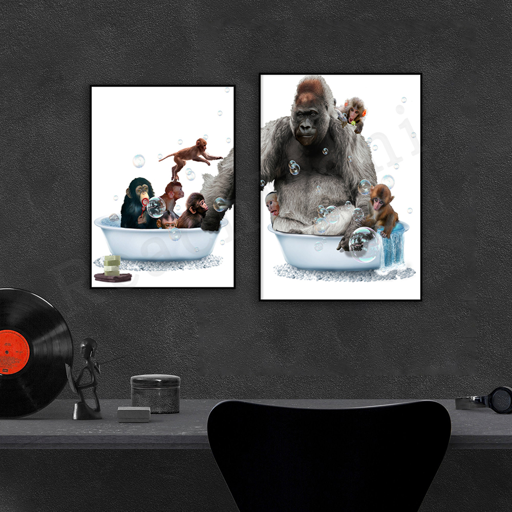 Gorilla Nursery Tub Print, Bab - Baby Zoo Nursery incelemesi ve fiyatı