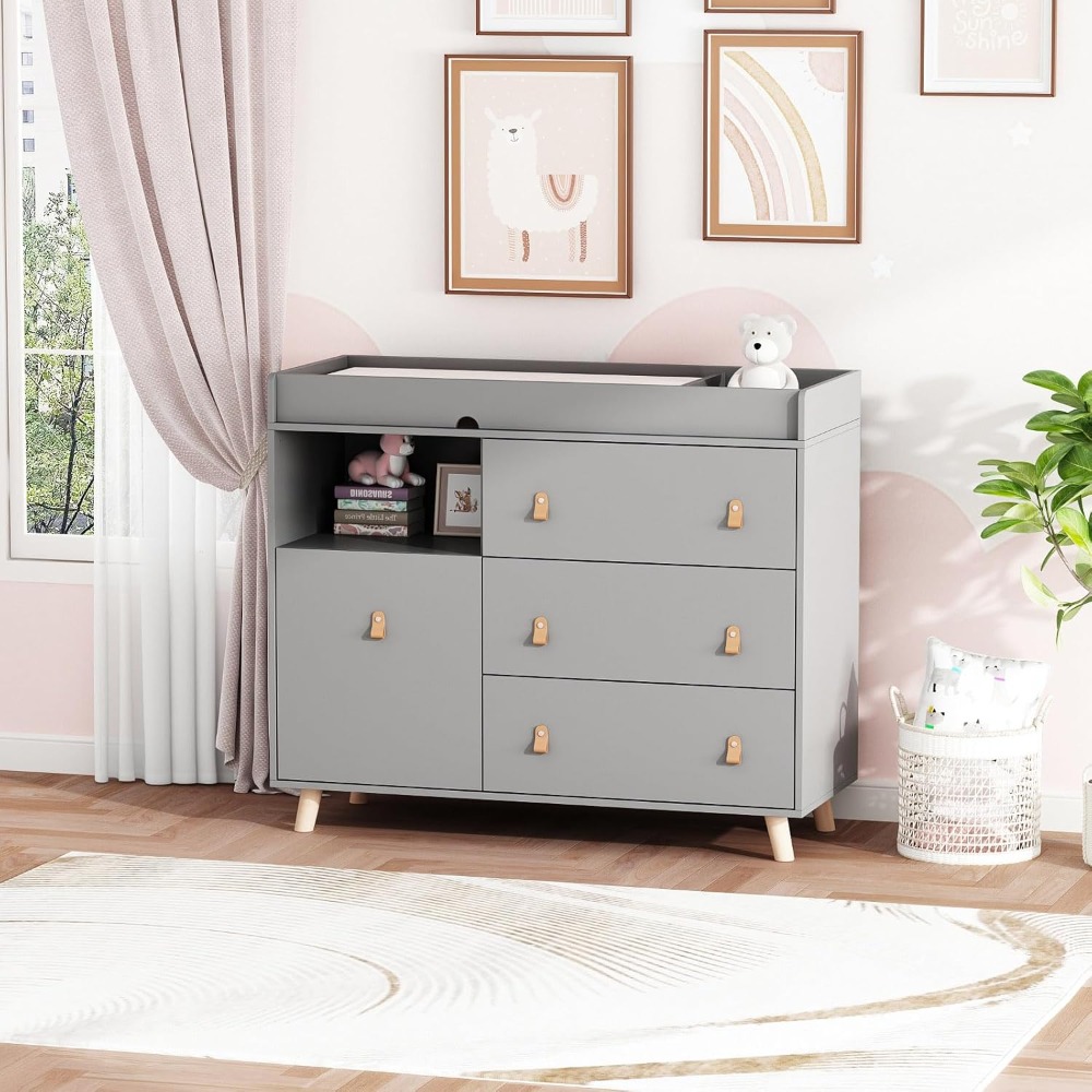 Baby Dresser Changing Table, T - Baby Nursery Dresser Changing Table incelemesi ve fiyatı