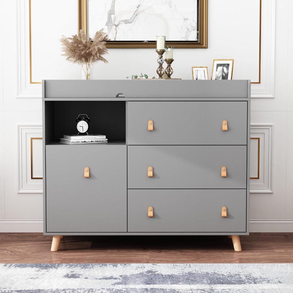 Baby Dresser Changing Table, T - Baby Nursery Dresser Changing Table incelemesi ve fiyatı