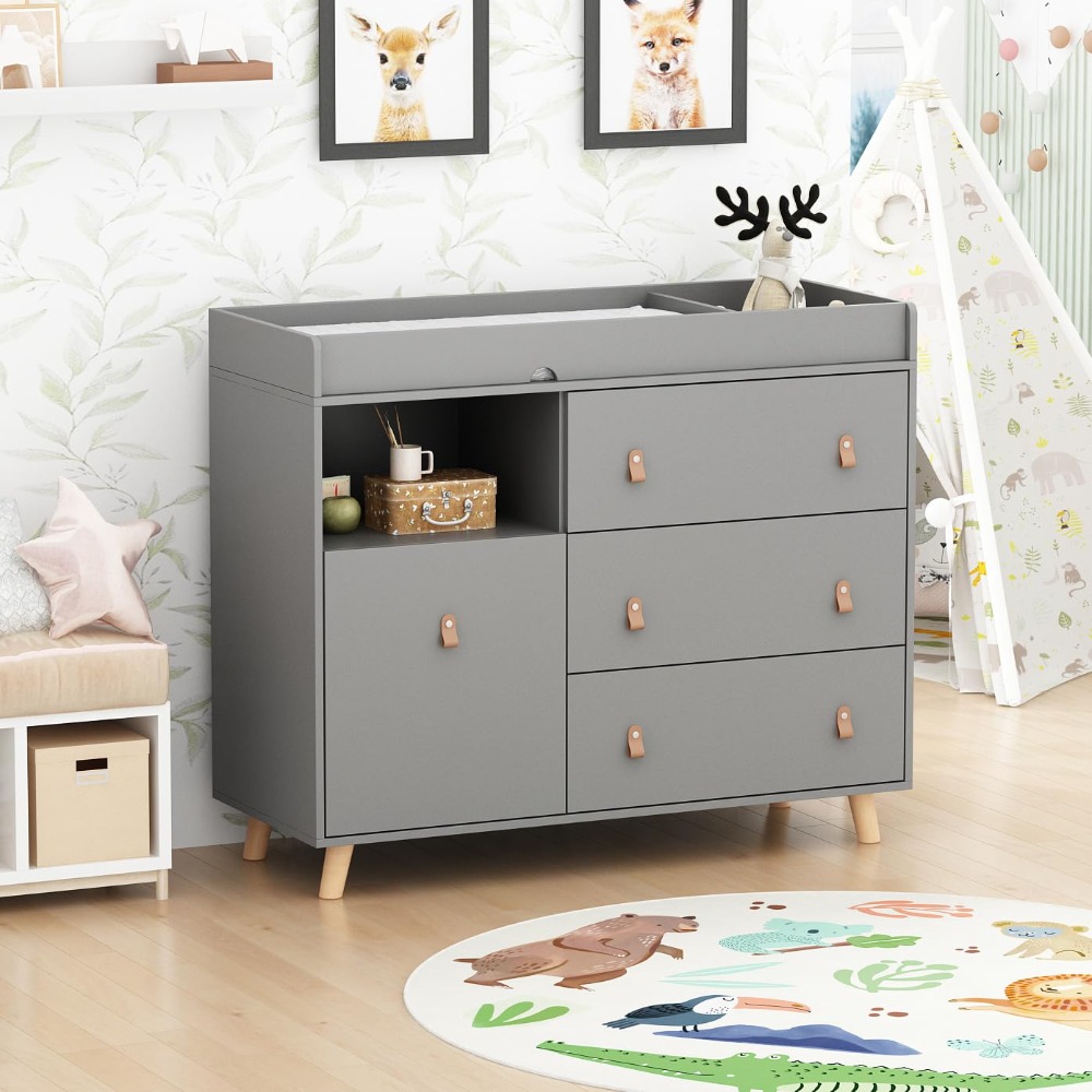 Baby Dresser Changing Table, T - Baby Nursery Dresser Changing Table incelemesi ve fiyatı