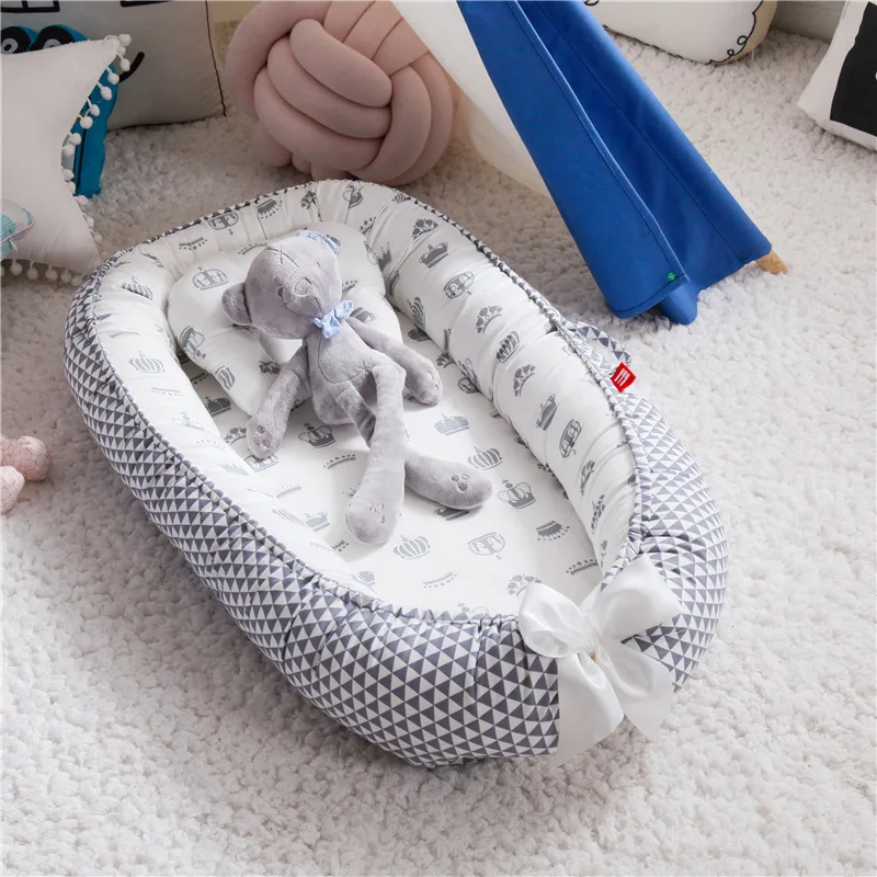 85*50cm Baby Nest Bed with Pil - Baby Nursery Cushion incelemesi ve fiyatı
