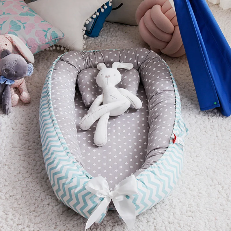 85*50cm Baby Nest Bed with Pil - Baby Nursery Cushion incelemesi ve fiyatı