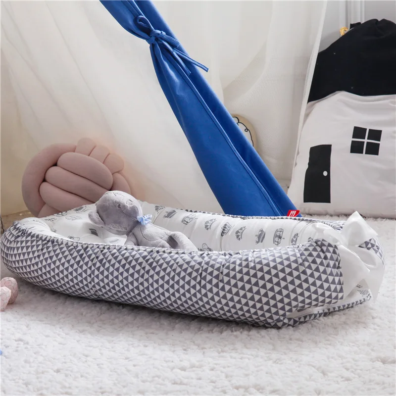 85*50cm Baby Nest Bed with Pil - Baby Nursery Cushion incelemesi ve fiyatı