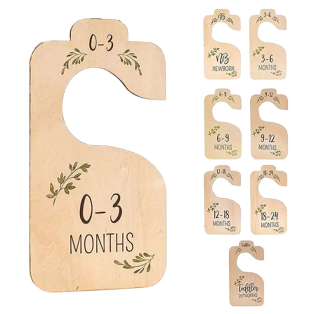 7/8Pcs Wood Baby Closet Divide - Baby Nursery Wardrobe incelemesi ve fiyatı