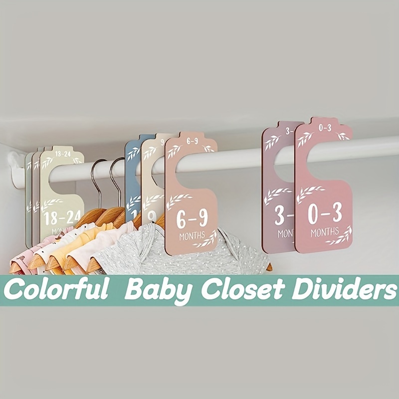 8pcs Wooden Baby Closet Divide - Baby Nursery Wardrobe incelemesi ve fiyatı