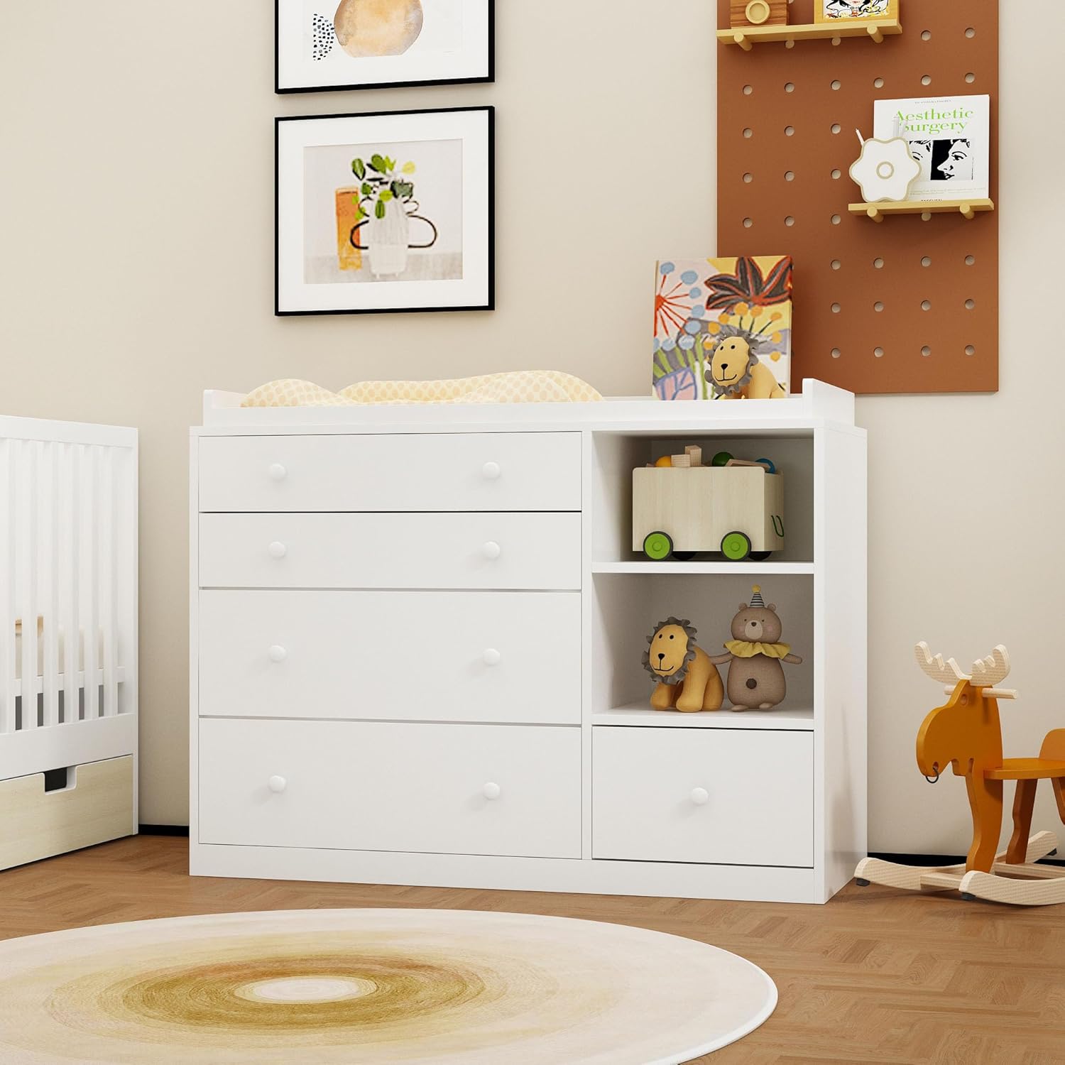 Baby Changing Table Dresser Cl - Baby Nursery Dresser Changing Table incelemesi ve fiyatı