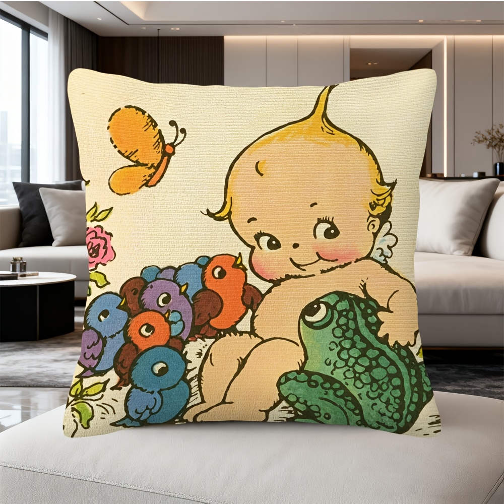 Cute Baby Frog Nursery Decor P - Baby Nursery Cushion incelemesi ve fiyatı