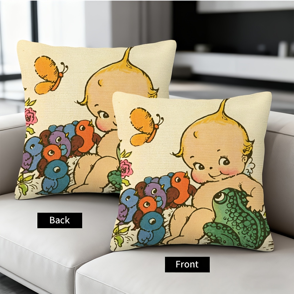 Cute Baby Frog Nursery Decor P - Baby Nursery Cushion incelemesi ve fiyatı